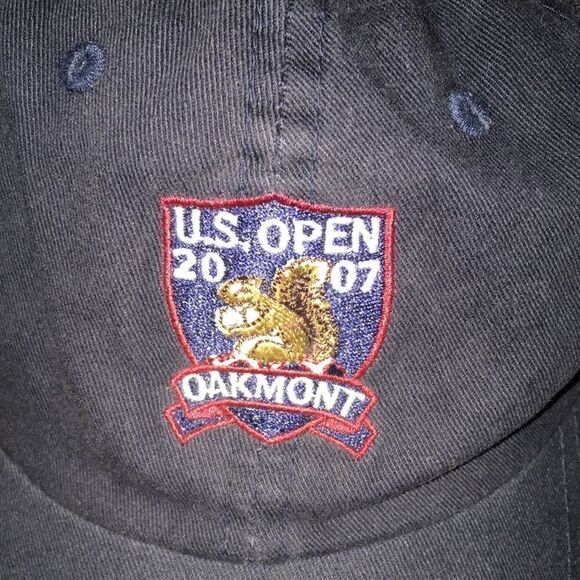 Oakmont 2007 US Open Navy Blue Vintage Golf Cap - Picture 2 of 4